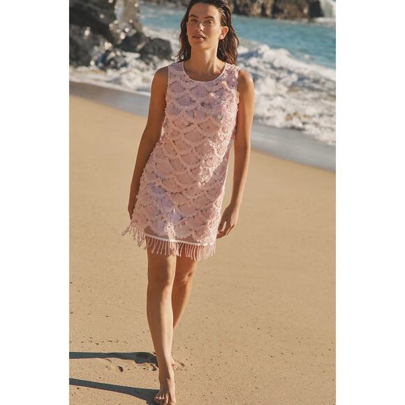Anthropologie Dresses & Skirts - NWT Beach Riot x Anthropologie Sequin Cover-Up Mini Dress - Medium